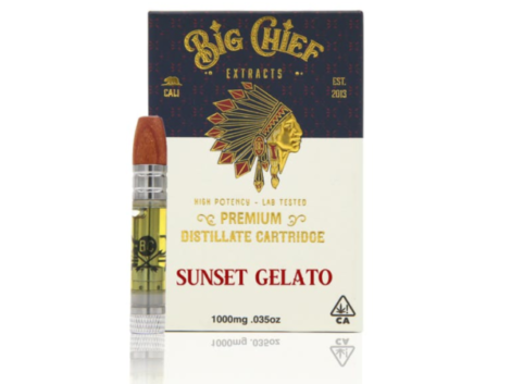Sunset Gelato THC Vape Cart